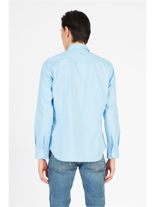 MAN SHIRT L/S POPLIN STRETCH LA MARTINA | CCMC02-PP003/07003